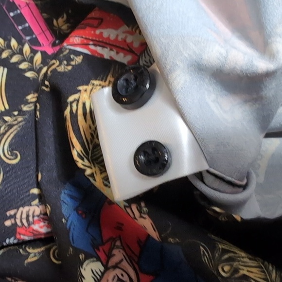 RSVLTS WWE Legends Ric Flair Nature Boy KUNUFLEX Short Sleeve Shirt Size Small - Picture 9 of 12